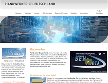 Tablet Screenshot of handwerker-deutschland.com